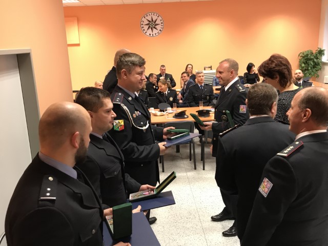 Foto ocenění policistů
