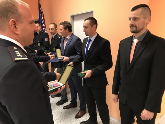 Foto ocenění policistů