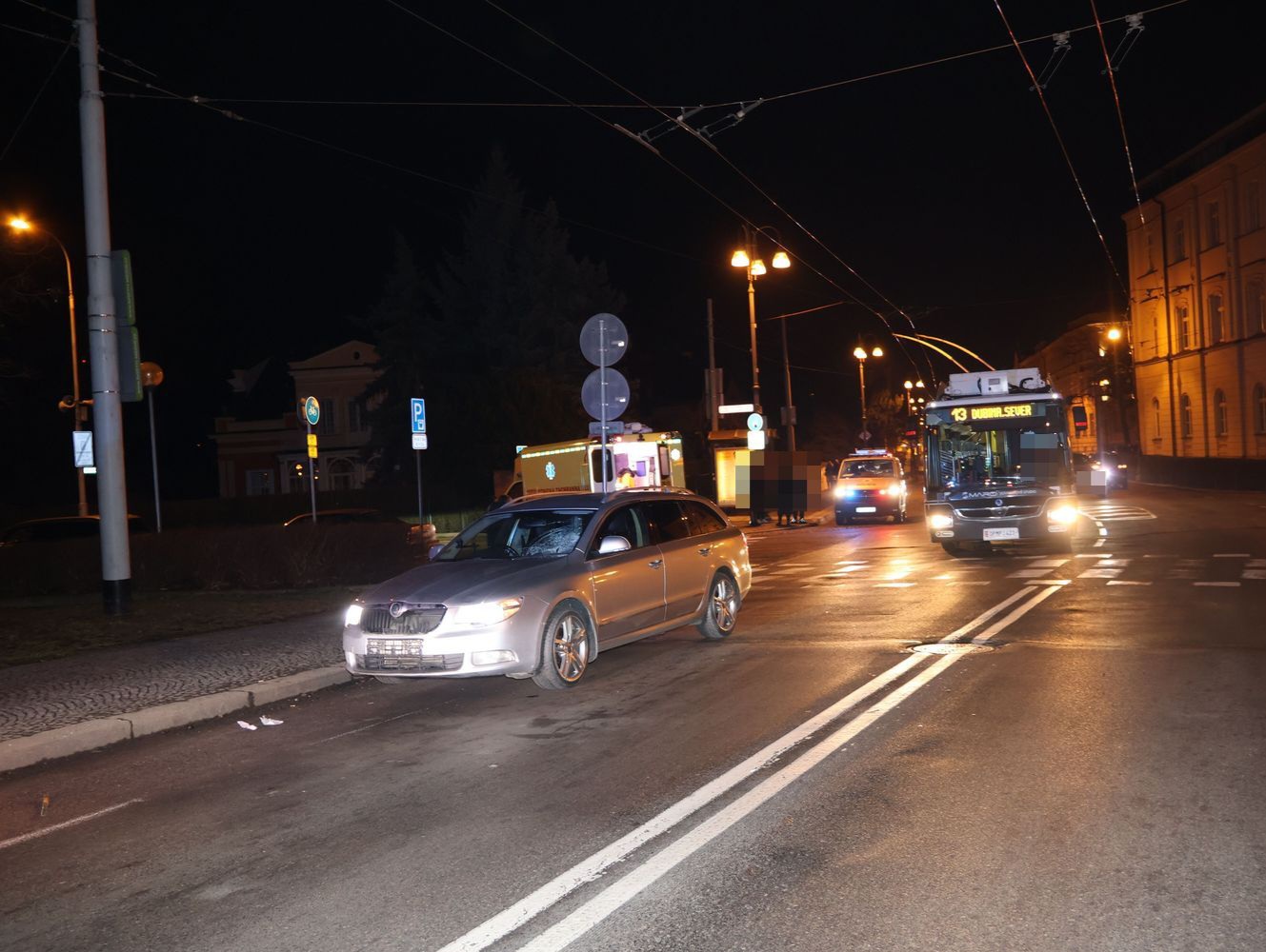 Foto z místa DN