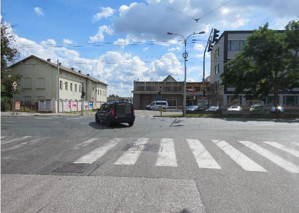 HK - křižovatka ul. Za Škodovkou a Pražská