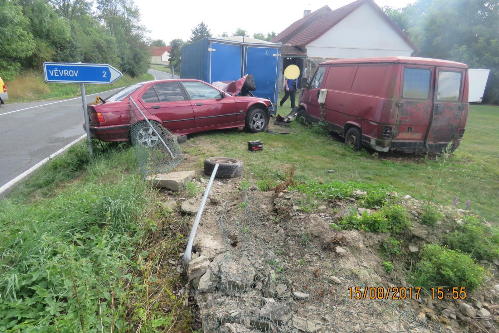 Havárie - Borovice - 15.08.2017