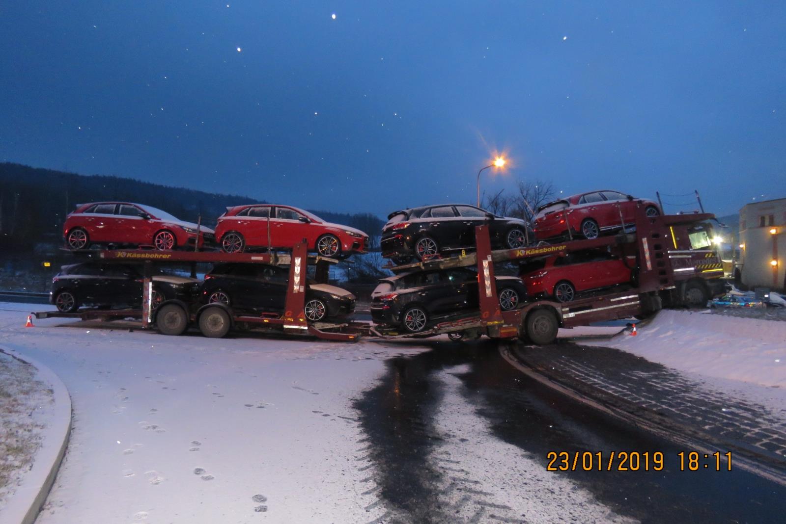 Havárie - Folmava - 23.01.2019