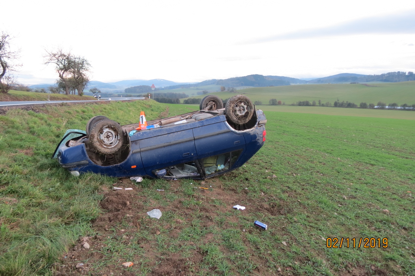 Havárie - Hluboká - 02.11.2019