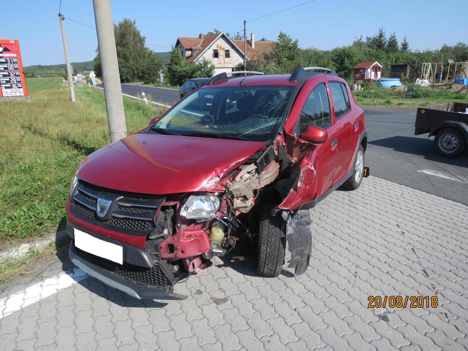 Havárie - Klenčí pod Čerchovem - 20.08.2018