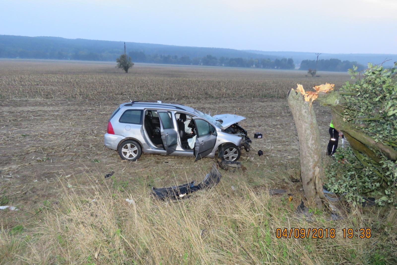 Havárie - Křenovy - 04.09.2018