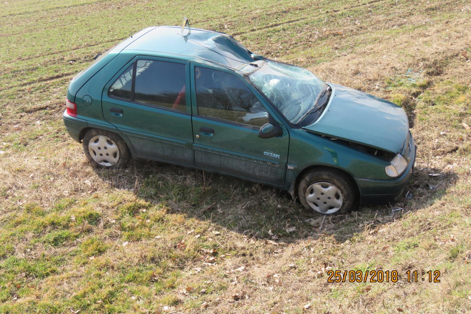 Havárie - Luženice - 25.03.2018