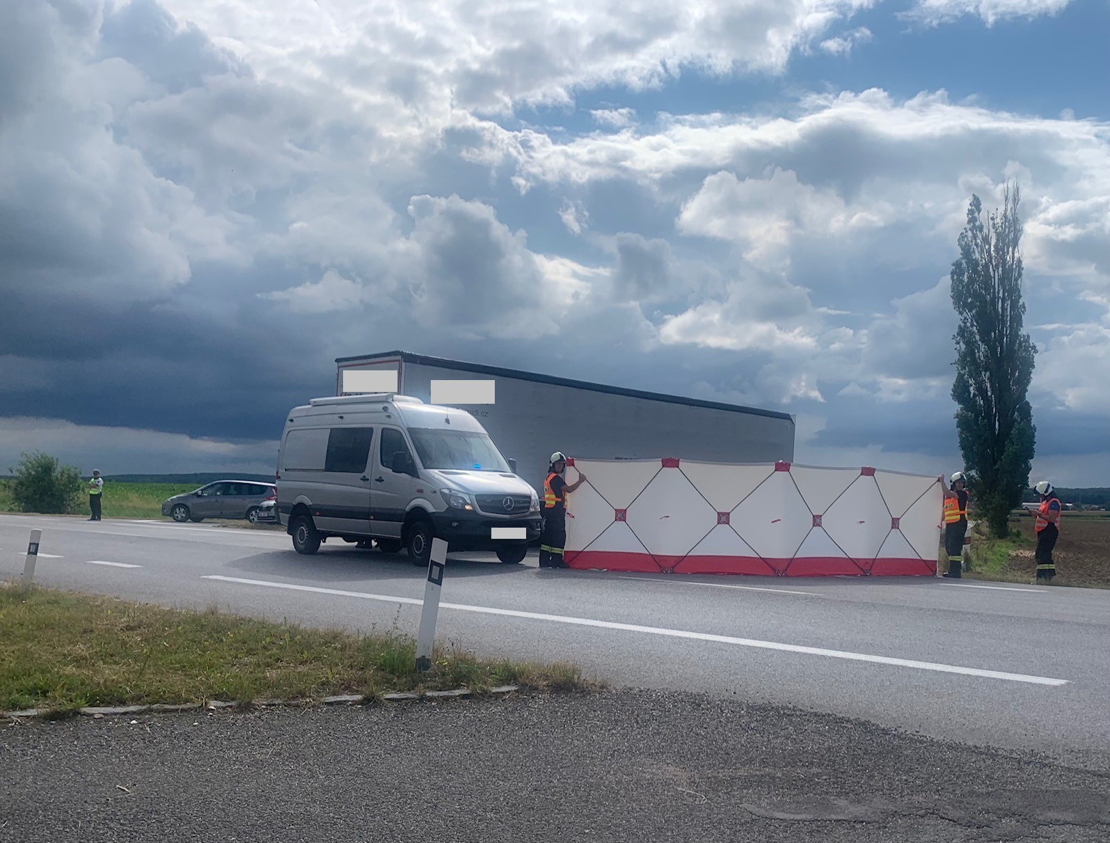 Hořice - silnice I/35 - 23.8.2021