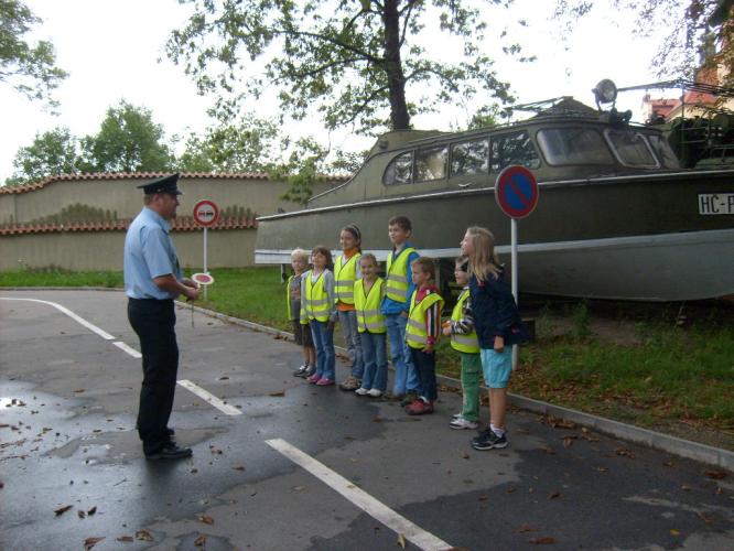 Instruktáž na dopravním hřišti