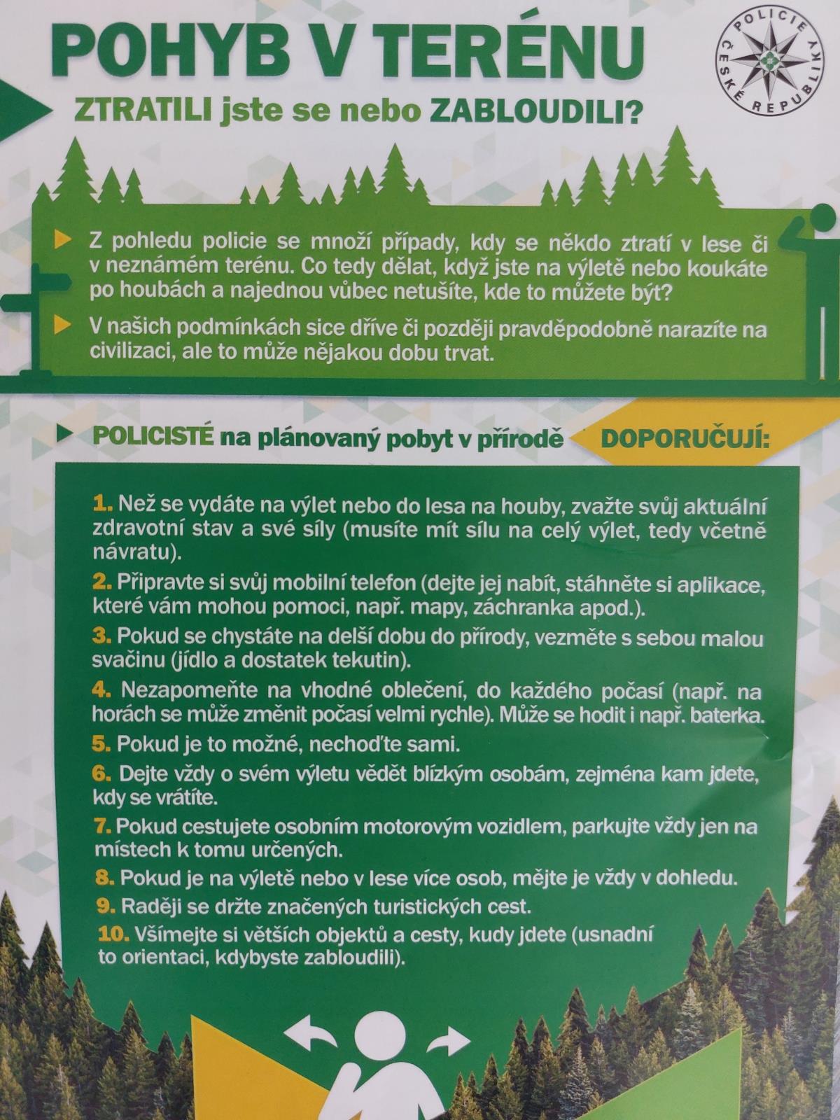 Jak se pohybovat v terénu (1).