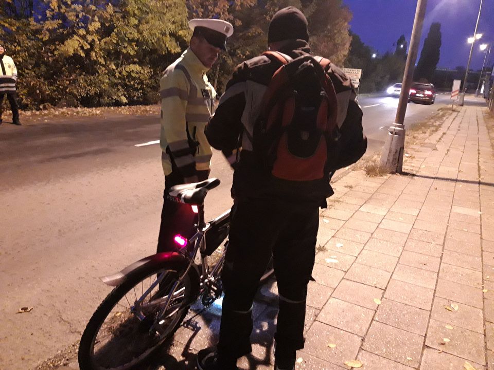 Kontrola cyklistů