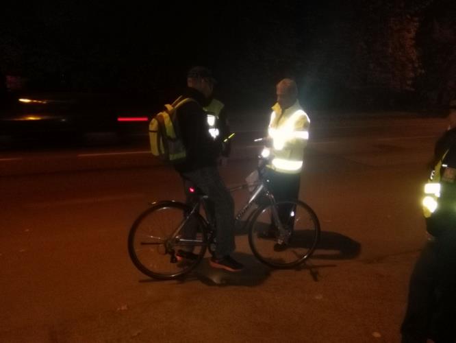 Kontrola cyklistů