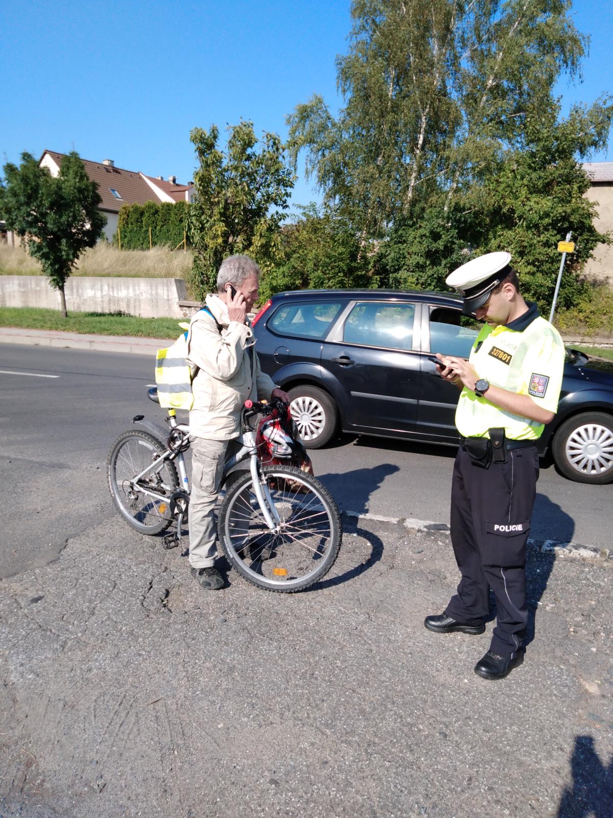 Kontrola cyklisty
