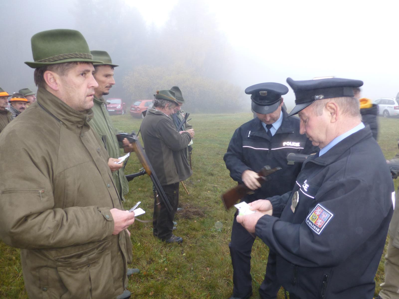 Kontrola honu na Novobystřicku dne 3.11.2018