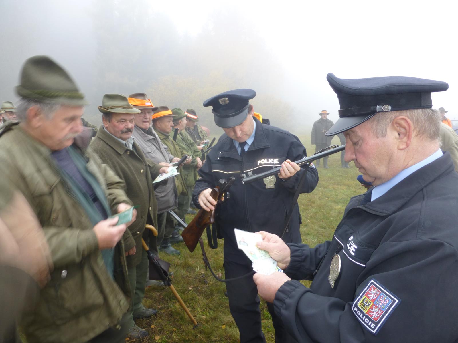 Kontrola honu na Novobystřicku dne 3.11.2018