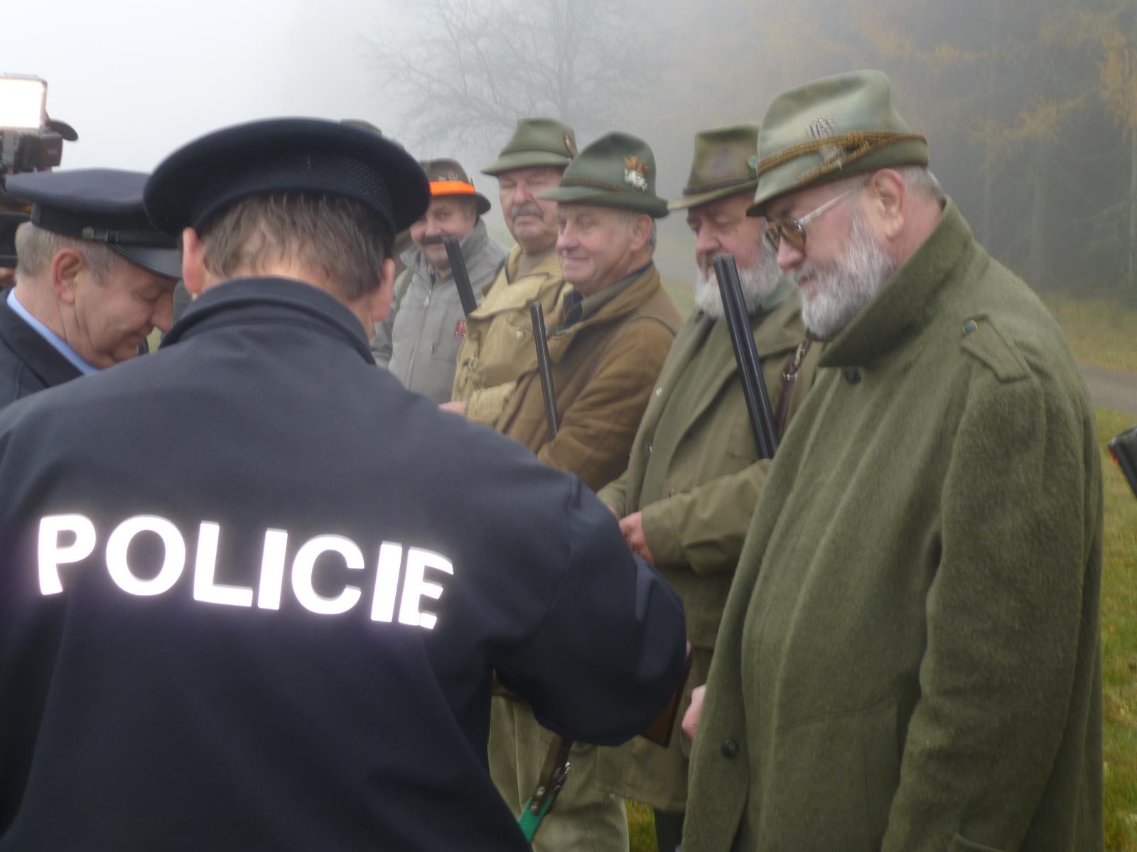 Kontrola honu na Novobystřicku dne 3.11.2018