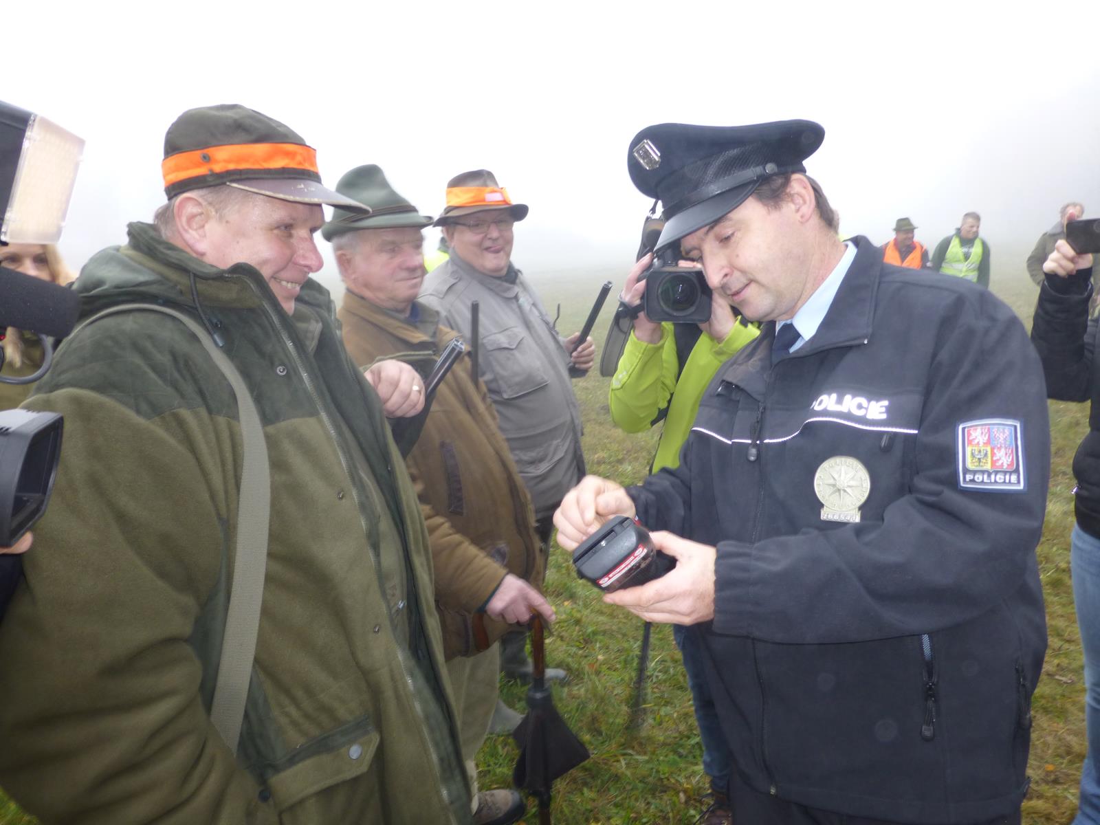 Kontrola honu na Novobystřicku dne 3.11.2018