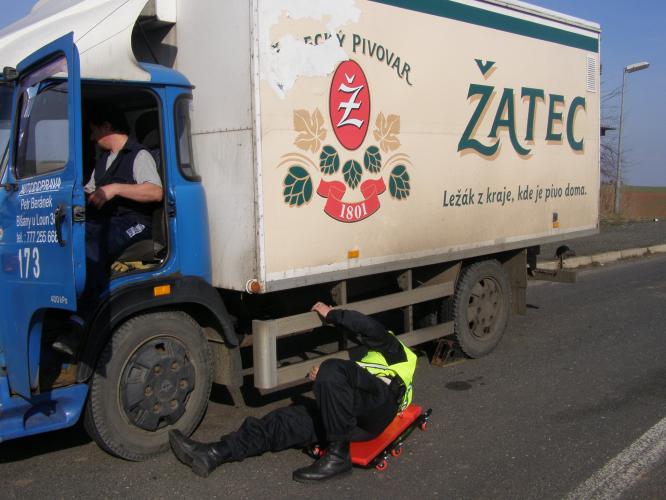 Kontrola nákladní vozidla