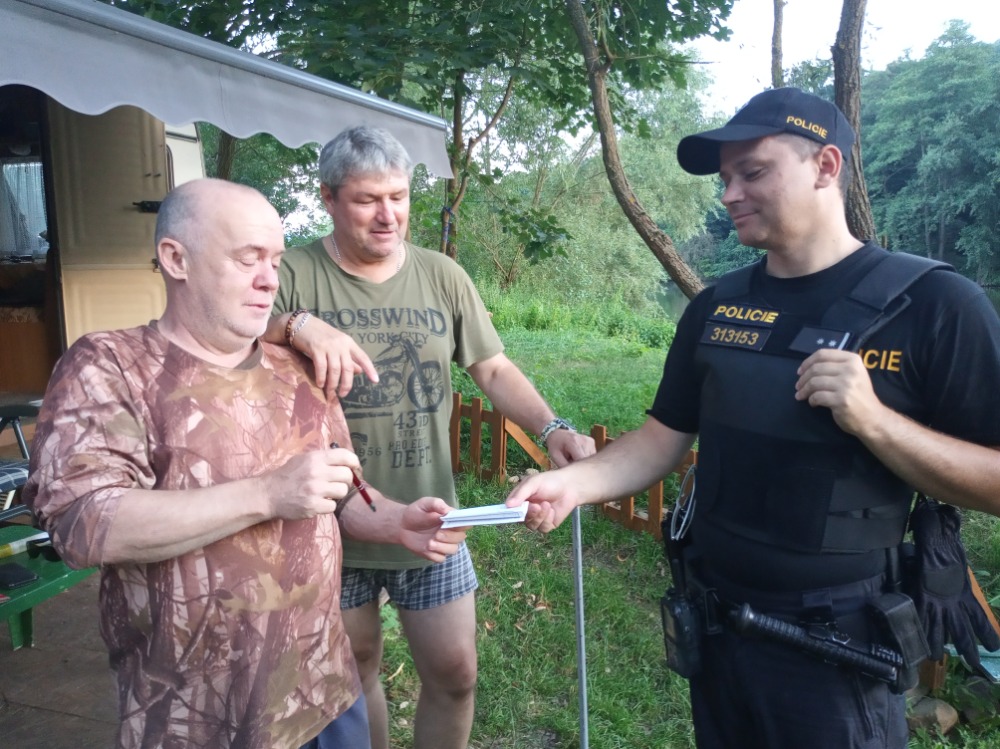 Kontrola rybářů