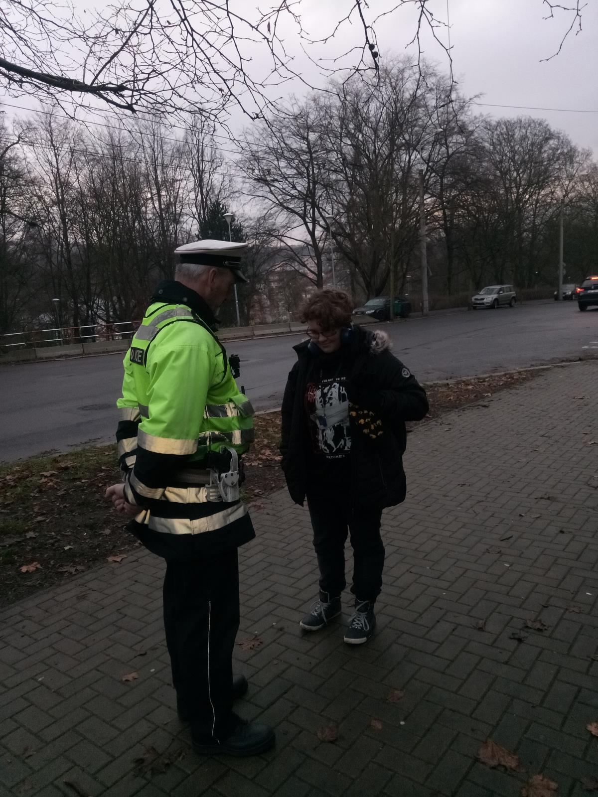 Kontroly chodců 14. 2. 2020