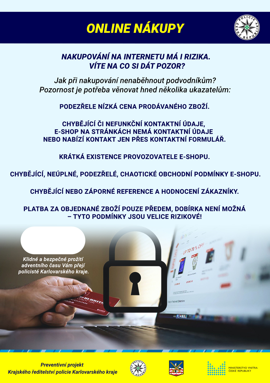 Leták- online nákupy