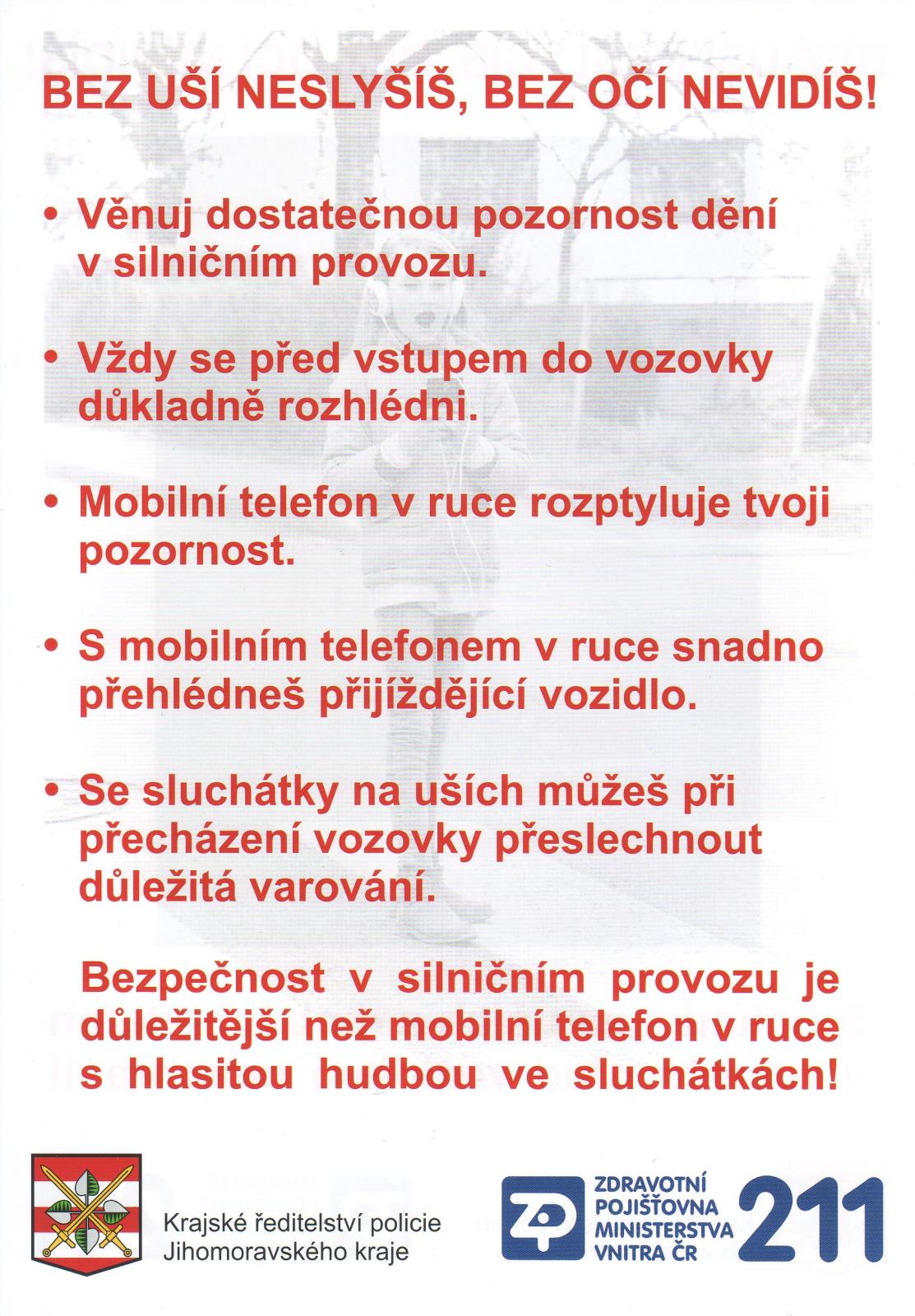 Leták pro chodce