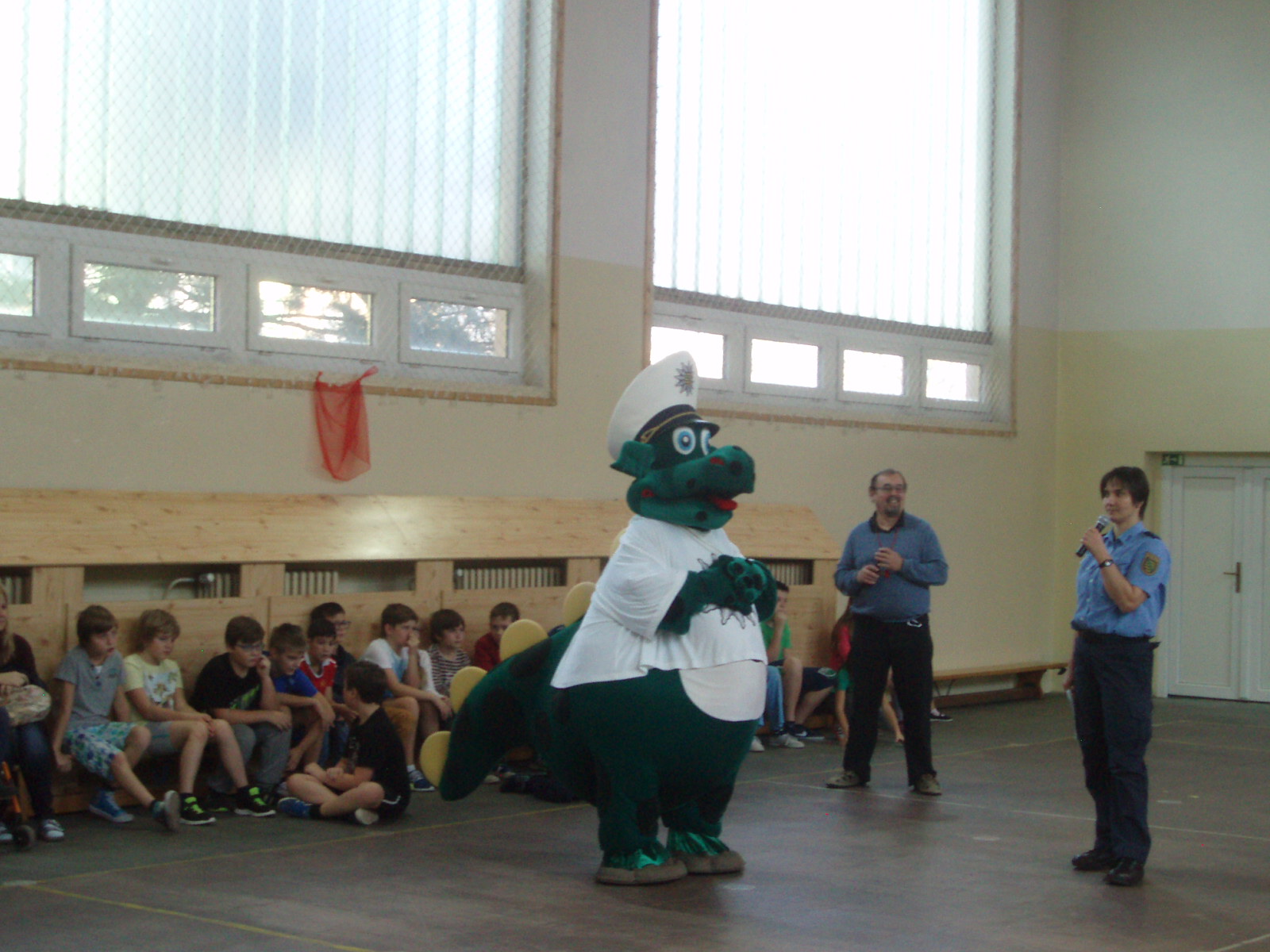 Maskot saské policie