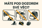 Máte pod dozorem své věci