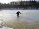 Měření ledu Varvažov 27. 1. 2016