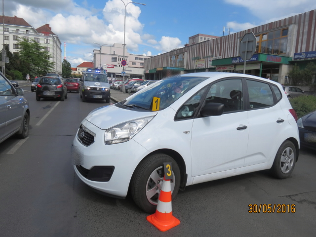 Místo dopravní nehody Sokolov