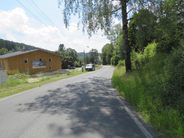 Místo havárie cyklisty