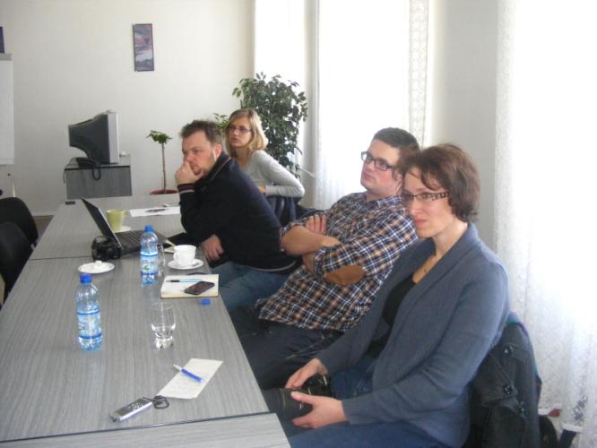 Monika Pravdová - Obzory, Martin Vaněk - Kutnohorský deník, Radek Plavecký - deník Právo, pí. Zachová - Tep Regionu