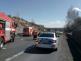 Na dálnici D7 havarovalo osobní vozidlo
