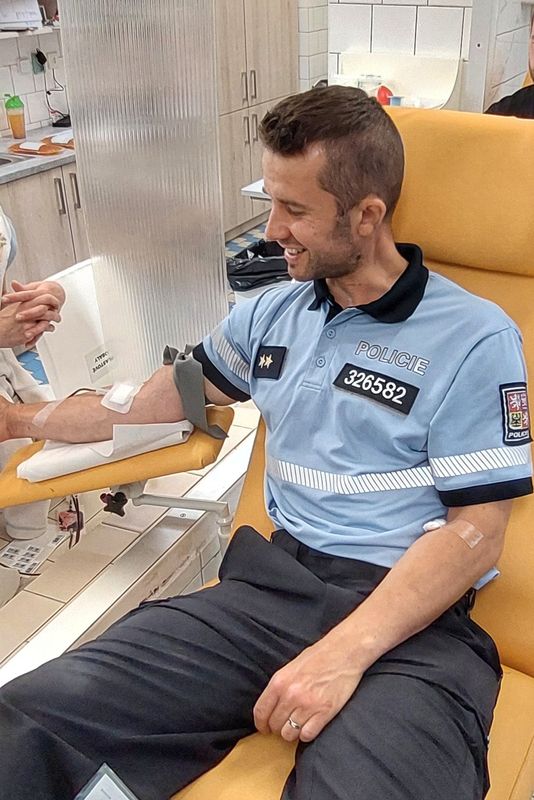Náchodští policisté darovali další litry krve - 30.6.2023