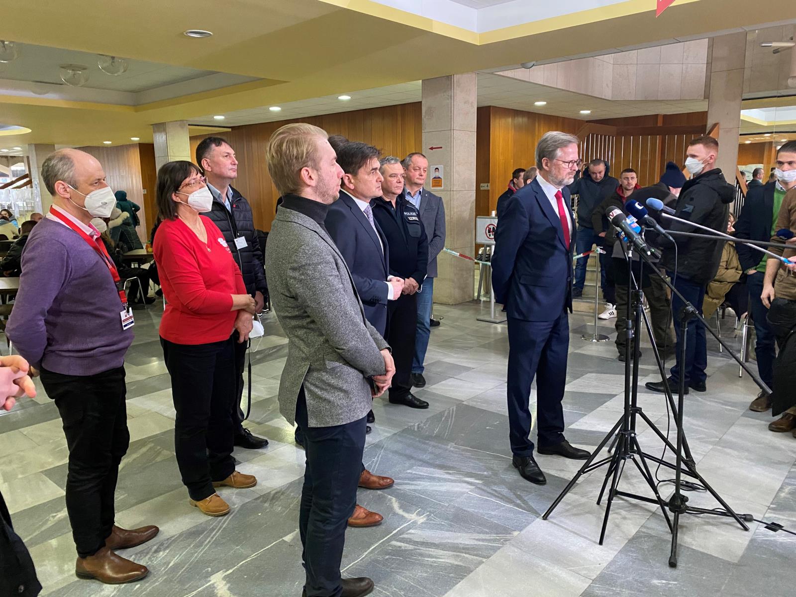Návštěva premiéra v KACPU dne 4.3.2022