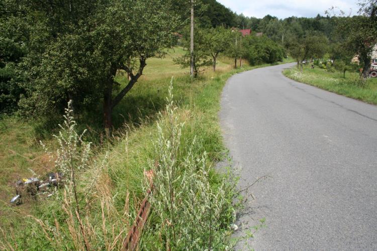Nehoda motorkář
