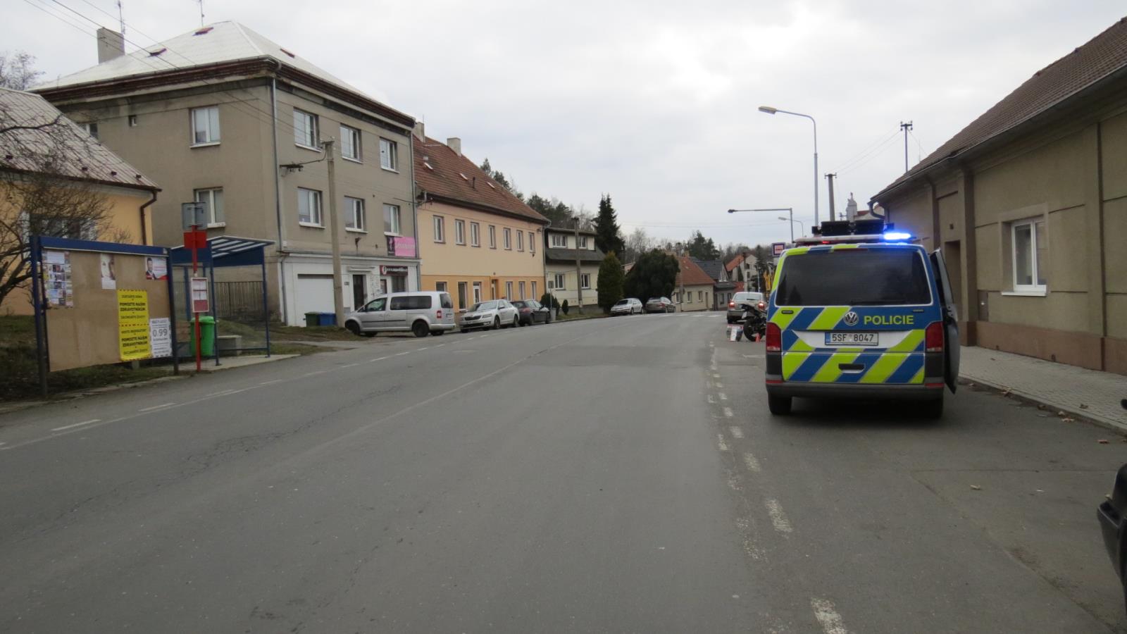 Nehoda ve Smečenské ulici