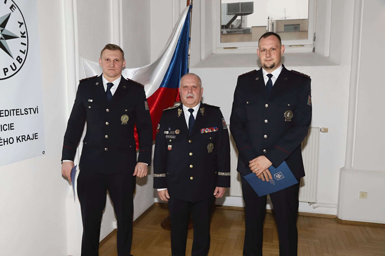 Ocenění policistů z okresu Prachatice