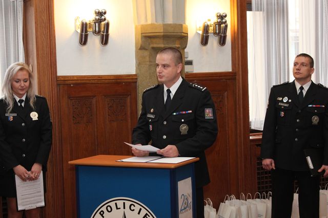Oceňování nejlepších policistů a občanských zaměstnanců