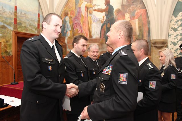 Oceňování nejlepších policistů a občanských zaměstnanců