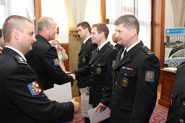 Oceňování nejlepších policistů a občanských zaměstnanců