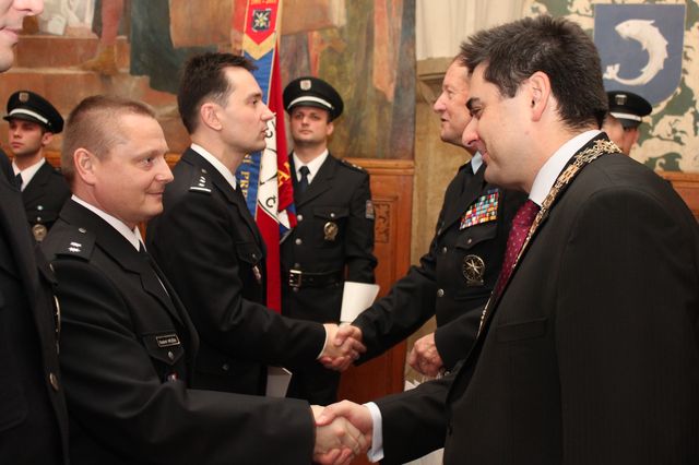 Oceňování nejlepších policistů a občanských zaměstnanců