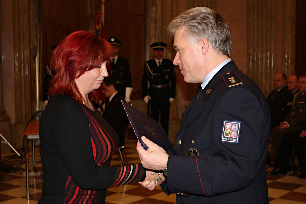Oceňování nejlepších policistů a občanských zaměstnanců krajského ředitelství 