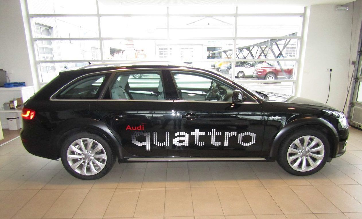 Odcizené vozidlo Audi A4