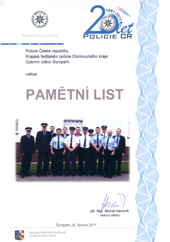 Pamětní list