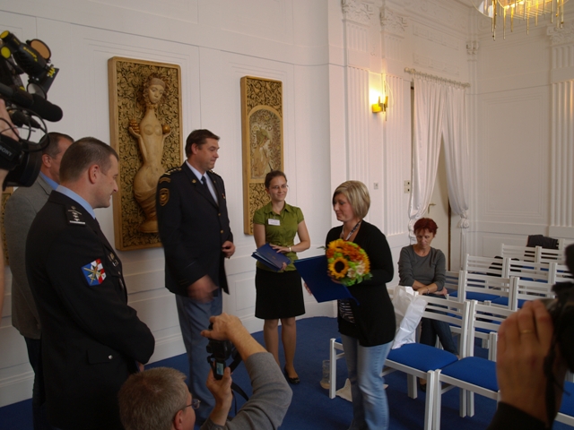Poděkování na radnici