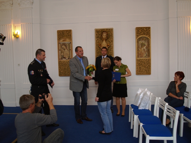 Poděkování na radnici