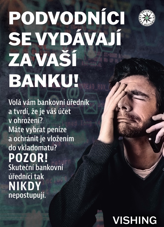 Podvodníci se vydávají za vaši banku!