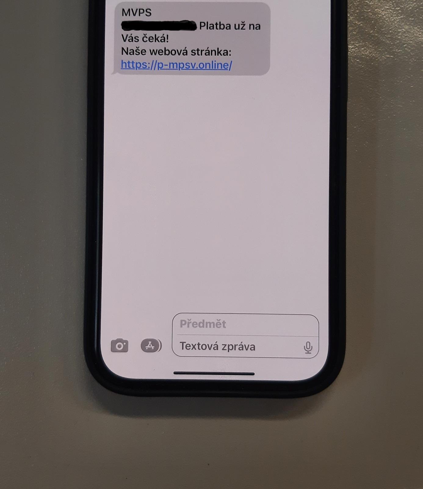 Podvodná SMS