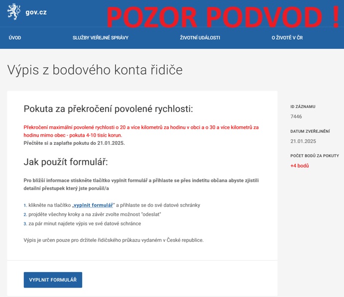 Podvodná SMS k zaplacení pokuty.jpg
