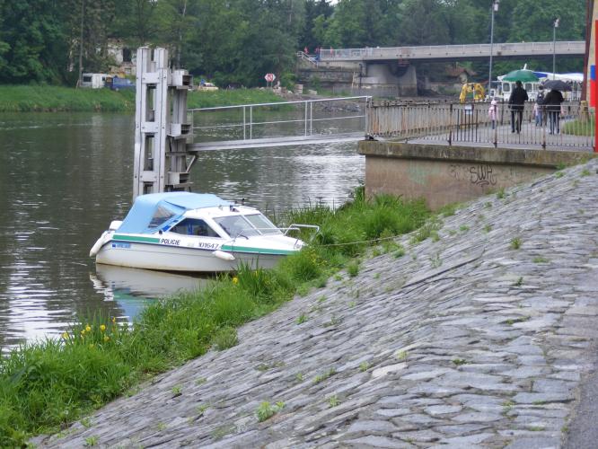 Policejní člun Poříčního oddělení Labe